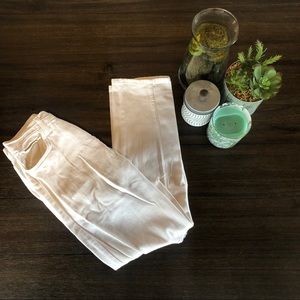 John Galt White Boyfriend Jeans